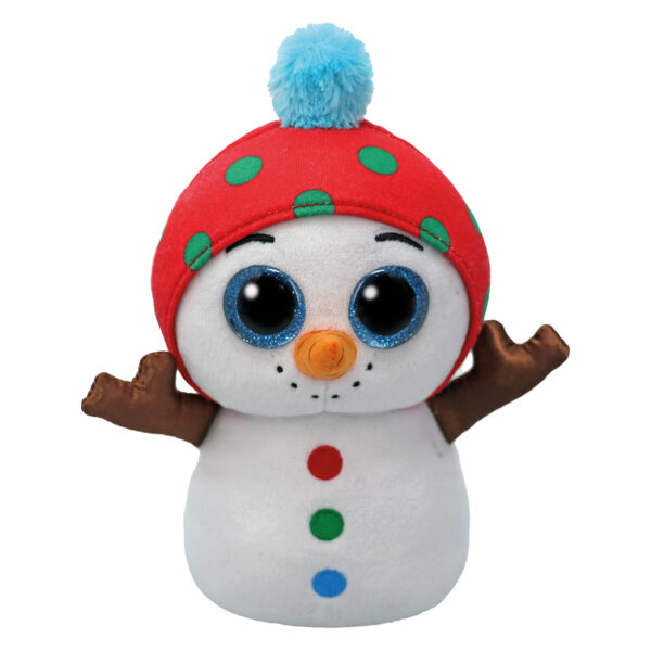 TY Beanie Boos Χνουδωτός Χιονάνθρωπος Λευκός 15εκ