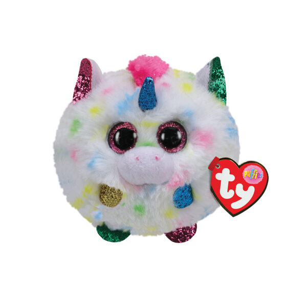 TY Beanie Balls Harmonie Χνουδωτό Μονόκερος Λευκό