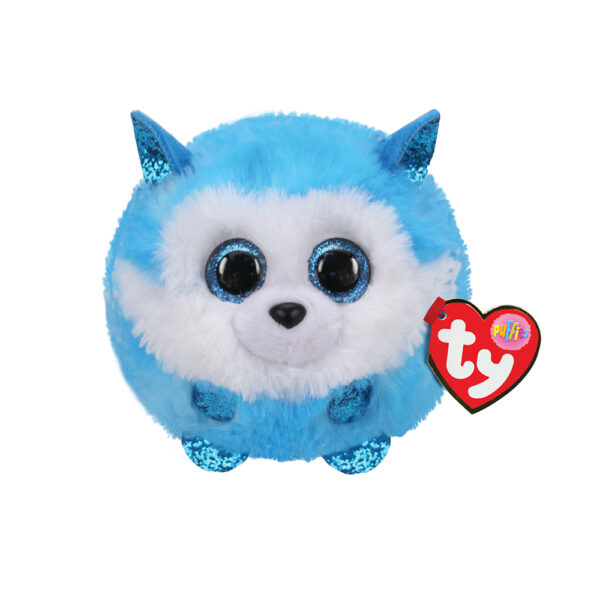 TY Beanie Balls Prince Χνουδωτό Σκυλάκι Χάσκυ Γαλάζιο