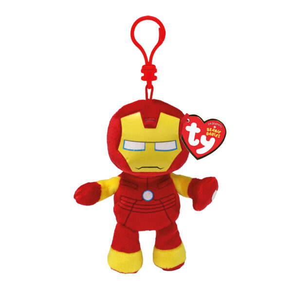 TY Beanie Babies Μπρελόκ Χνουδωτό Iron Man 8,5εκ