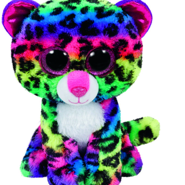TY Beanie Boos Dotty Χνουδωτό Λεοπάρδαλη Πολύχρωμο 15εκ
