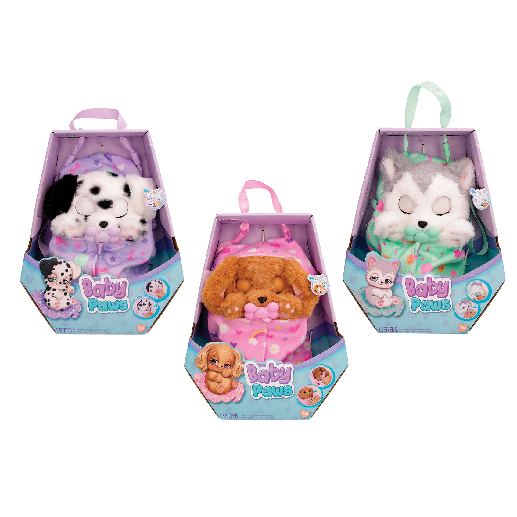 160791762-65c0b71177066046baba01c3 Baby Paws Λούτρινα Διαδραστικά Σκυλάκια - Image 1