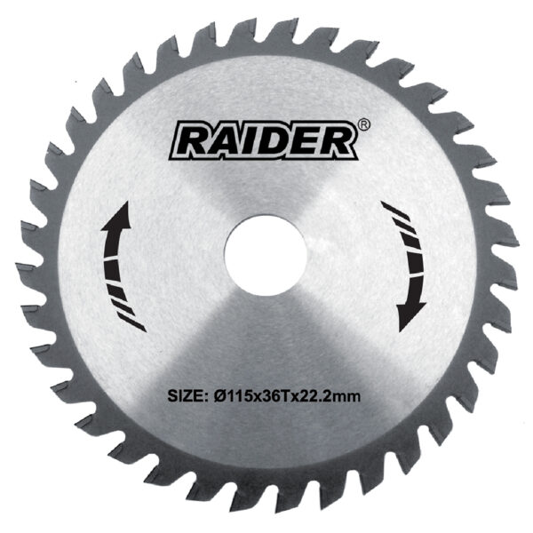 RAIDER Δίσκος με καρβίδιο του βολφαρμίου 165x20mm24T 163143