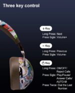 Ασύρματα ακουστικά - Headphones - VJ086 - 164343 - Black - Image 2