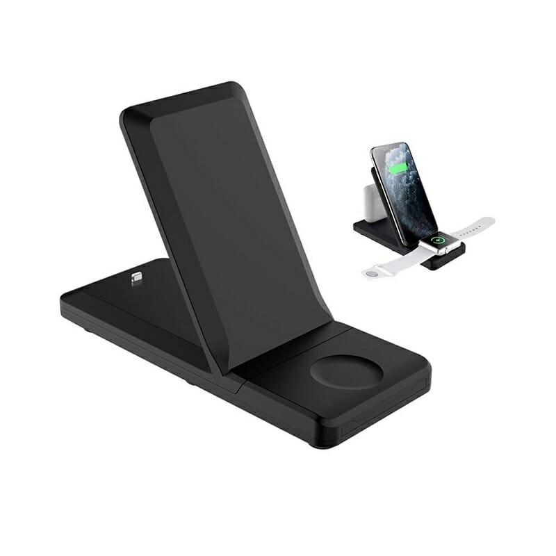 164453 Βάση ασύρματης φόρτισης Smartphone/Smartwatch/Ακουστικών iOS - 3in1 - H6 - 15W - 164453 - Image 1