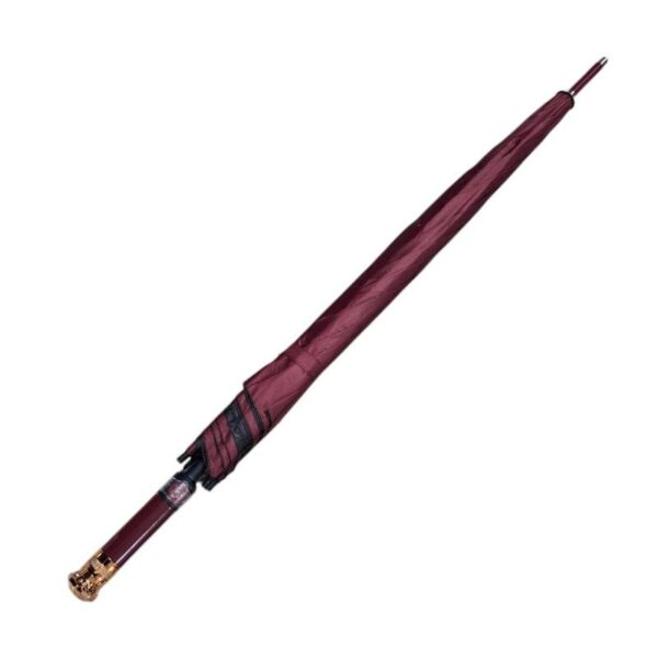 Αυτόματη ομπρέλα μπαστούνι - 171119 - Dark Red