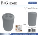 Θήκες οδοντόβουρτσας πλαστικές σε σετ 5Χ - Grey - 21614 - Image 2