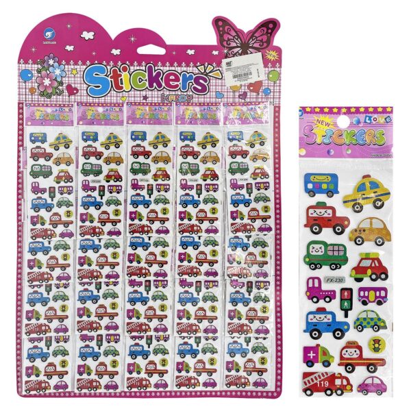 Αυτοκόλλητα Αμάξια 20x6,5cm JustNote 38187