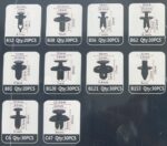 Σετ συνδετήρες αυτοκινήτου 10 τύπων - 280pcs - 180261 - Image 2