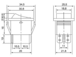 Διακόπτης οχημάτων On/Off - R-F13210B-36-1U - 180946 - Image 3
