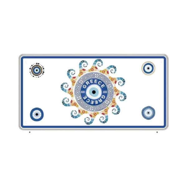 Μεταλλική πινακίδα Souvenir - 12pcs - Greece - 15x30cm - 181043