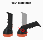 Επαναφορτιζόμενος φακός LED - 88069 - 182752 - Red/Black - Image 3