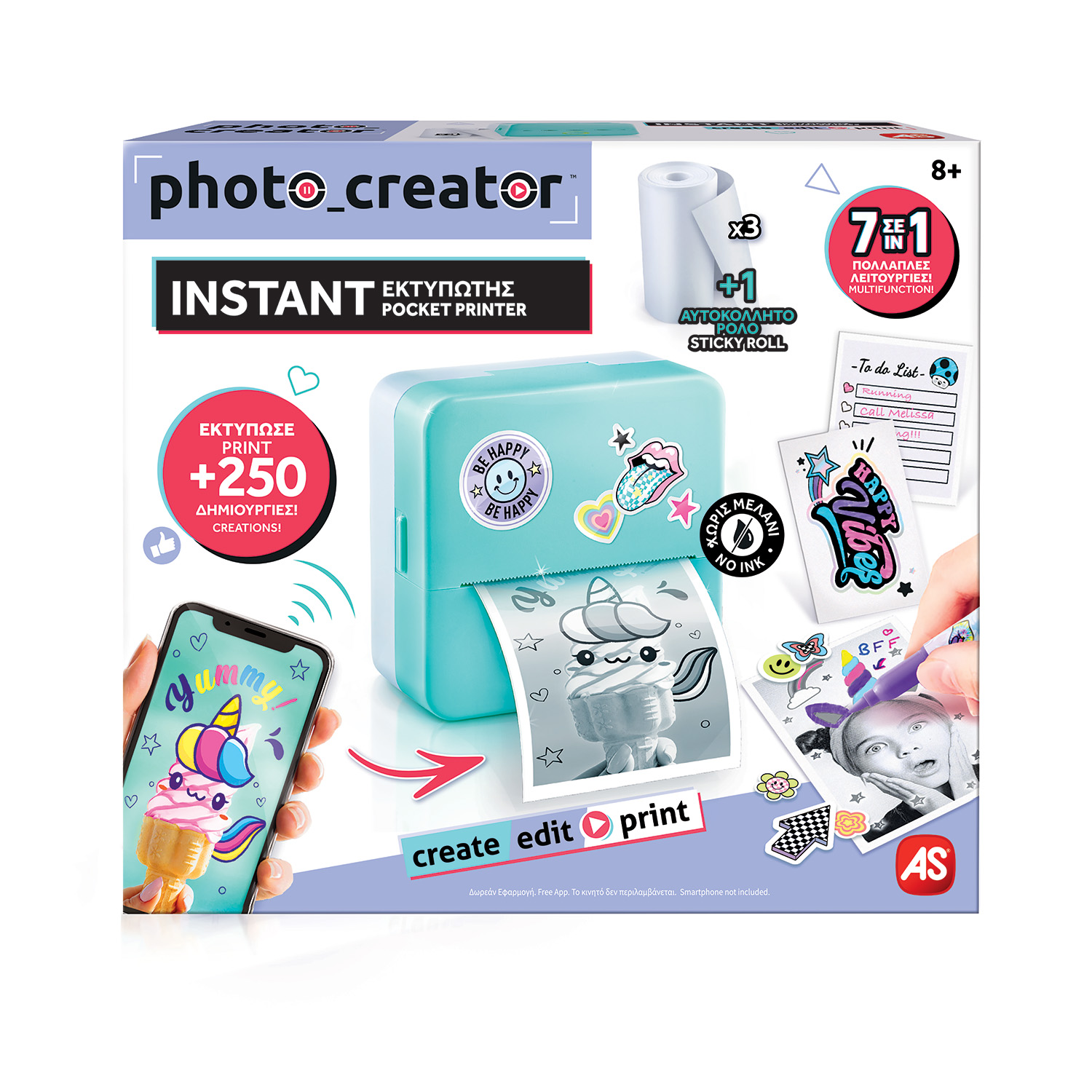 186370607-66e050d5895c2875fc26eeda Photo Creator Instant Φορητός Εκτυπωτής Για Ηλικίες 8+ - Image 1
