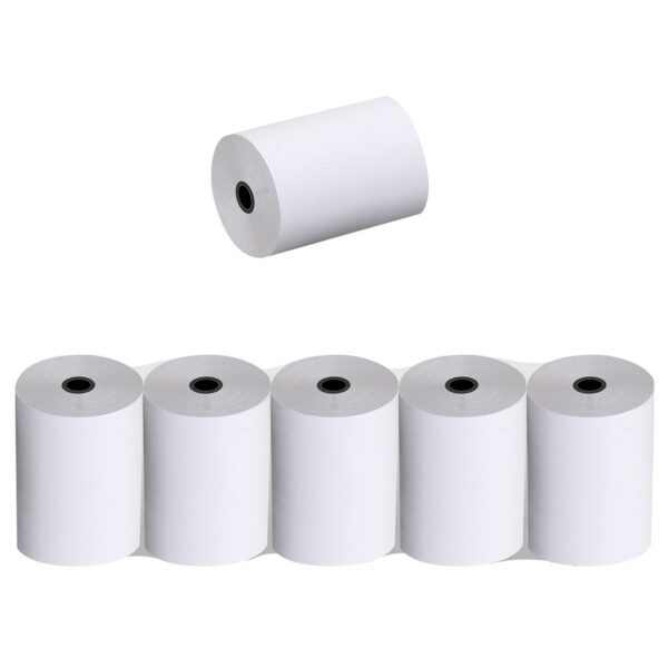 Χαρτοταινία Θερμική 80x80mm 65m 48gr Υ:80mm, 65m Χαρτί JustNote 39400