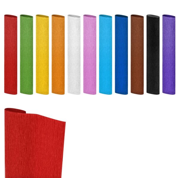 Χαρτί Γκοφρέ Χρώματα 2mx50cm JustNote 39100