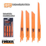 Σετ ανταλλακτικές λεπίδες σπαθόσεγας - 10pcs - Finder - 191572 - Image 2