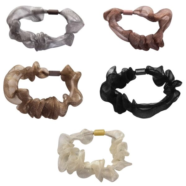 Σούρα Μαλλιών Λεπτή Σατέν Scrunchies ø10cm 4teen4ty 401374