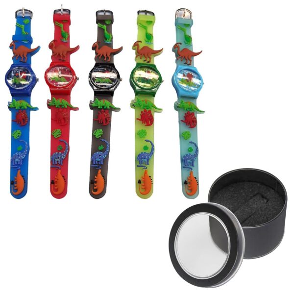 Ρολόι Χειρός Δεινόσαυρος σε Μεταλλικό Κουτί  4teen4ty 401403