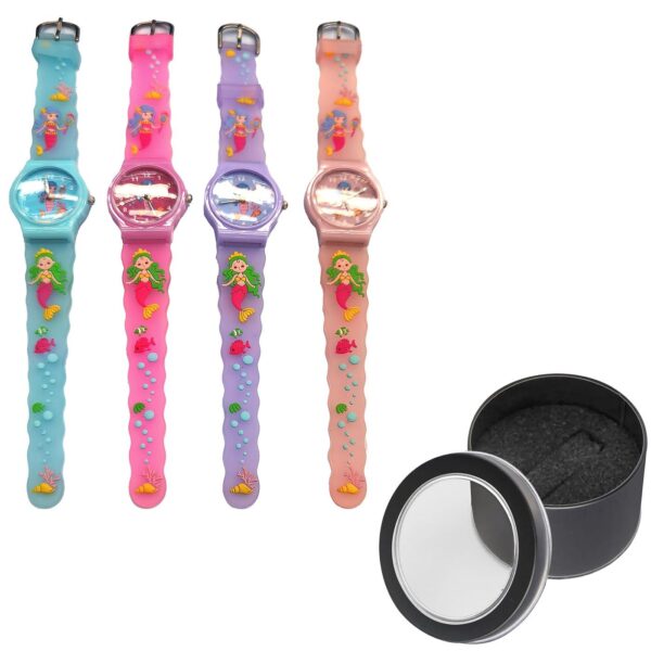 Ρολόι Χειρός Γοργόνα σε Μεταλλικό Κουτί  4teen4ty 401404