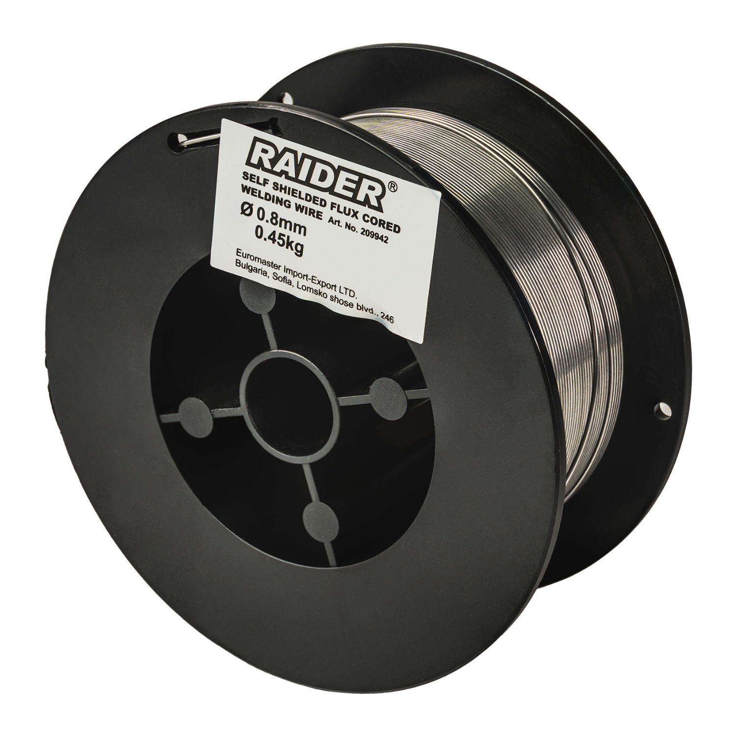 209942 RAIDER Σύρμα ηλεκτροσυγκόλλησης 0.8mm 0,45kg 209942 - Image 1