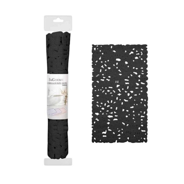 Αντιολισθητικό πατάκι μπάνιου - 6C - 36x66cm - Black - 21073