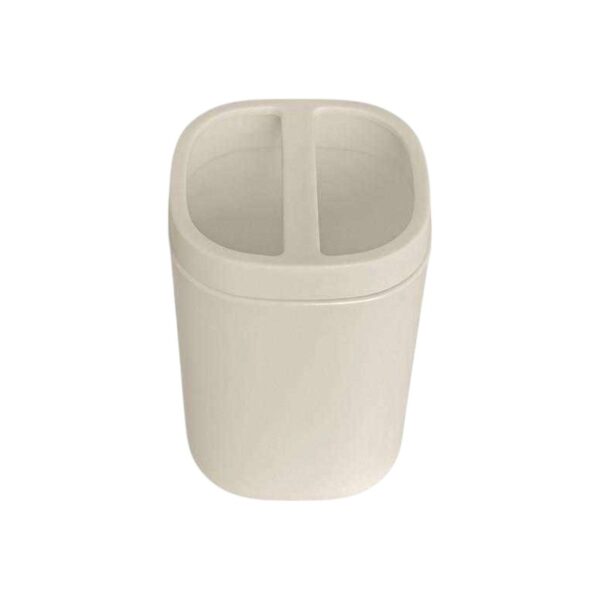 Θήκες οδοντόβουρτσας πλαστικές σε σετ 5Χ - Beige - 21554