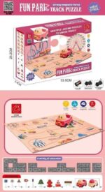 Προσχολικό επιτραπέζιο παιχνίδι Track Puzzle - Fun Park - 555-4C - 215578 - Image 2