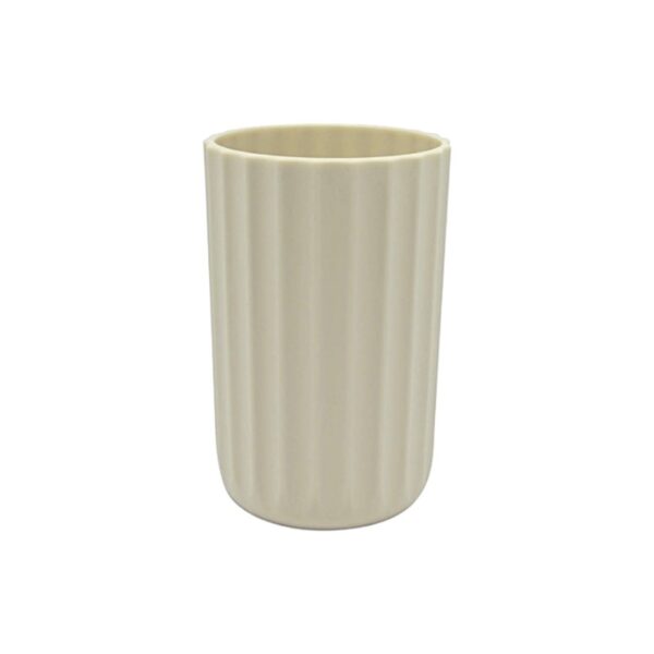 Θήκες οδοντόβουρτσας πλαστικές σε σετ 5Χ - Beige - 21561