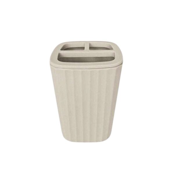 Θήκες οδοντόβουρτσας πλαστικές σε σετ 5Χ - Beige - 21566