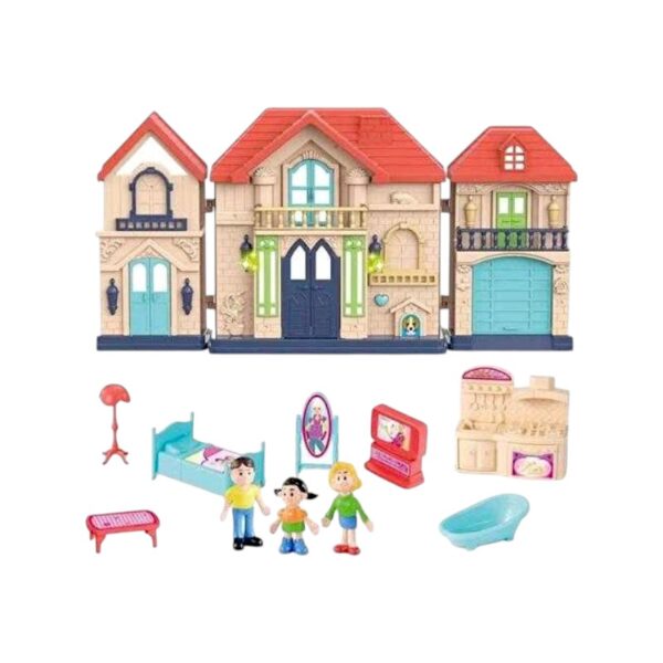Κουκλόσπιτο με αξεσουάρ - 1369 - 215722
