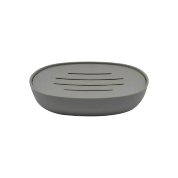 Σαπουνοθήκες μπάνιου πλαστικές - Σετ 9pcs - Grey - 21592