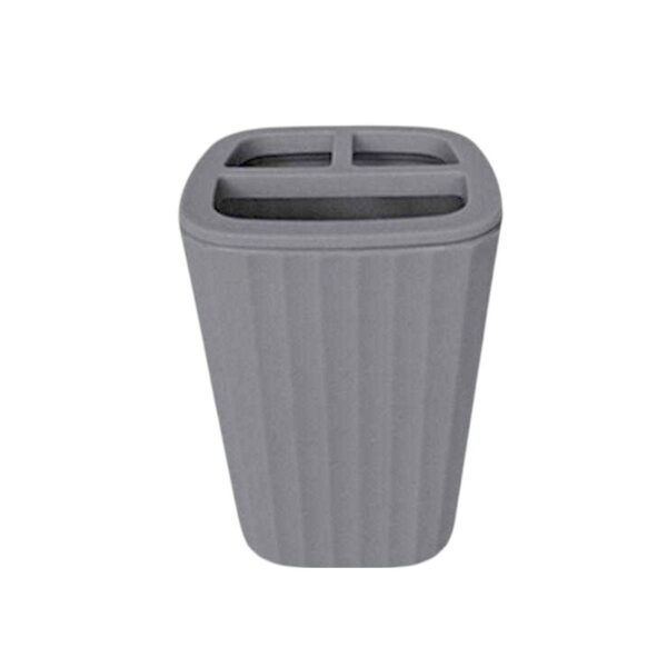 Θήκες οδοντόβουρτσας πλαστικές σε σετ 5Χ - Grey - 21602