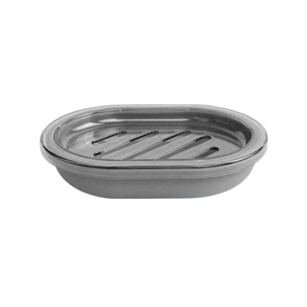 Σαπουνοθήκες μπάνιου πλαστικές - Σετ 9pcs - Grey - 21622
