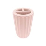 Θήκες οδοντόβουρτσας πλαστικές σε σετ 5Χ - Light Pink - 21632