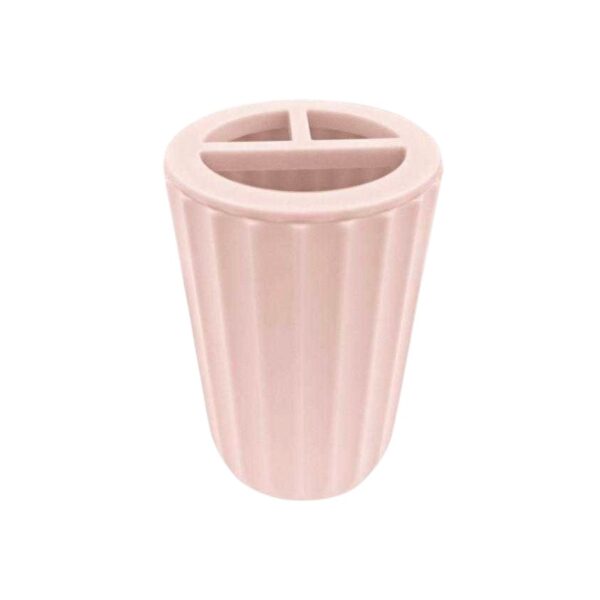 Θήκες οδοντόβουρτσας πλαστικές σε σετ 5Χ - Light Pink - 21632