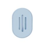 Σαπουνοθήκες μπάνιου πλαστικές - Σετ 5pcs - Light Blue - 21682
