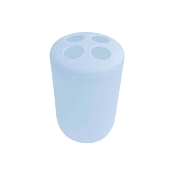 Θήκες οδοντόβουρτσας πλαστικές σε σετ 5Χ - Light Blue - 21686