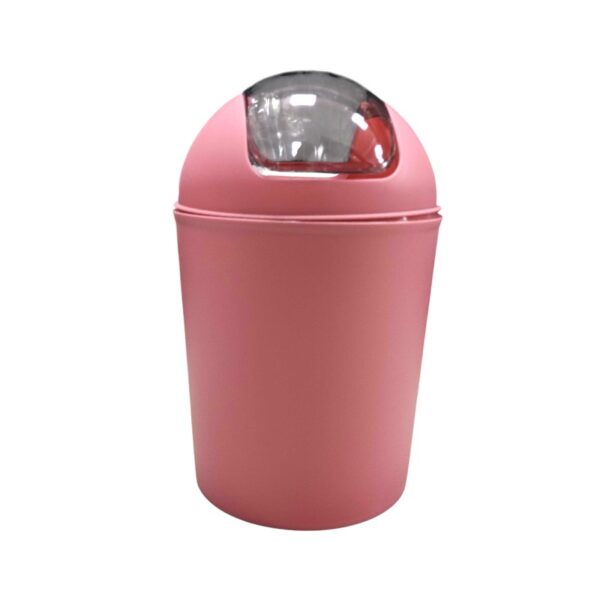 Κάδος απορριμμάτων μπάνιου πλαστικός - Pink - 21761