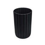 Θήκες οδοντόβουρτσας πλαστικές σε σετ 5Χ - Black - 21777