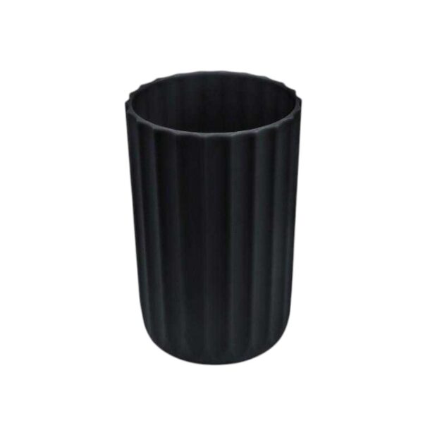 Θήκες οδοντόβουρτσας πλαστικές σε σετ 5Χ - Black - 21777