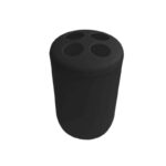 Θήκες οδοντόβουρτσας πλαστικές σε σετ 5Χ - Black - 21794