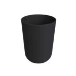 Θήκες οδοντόβουρτσας πλαστικές σε σετ 5Χ - Black - 21795