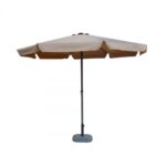 Ομπρέλα κήπου από αλουμίνιο/ύφασμα σε χρώμα μπεζ άμμου Φ300 - Image 2