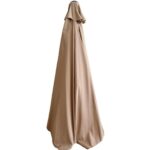 Ομπρέλα κήπου από αλουμίνιο/ύφασμα σε χρώμα μπεζ άμμου Φ300 - Image 3