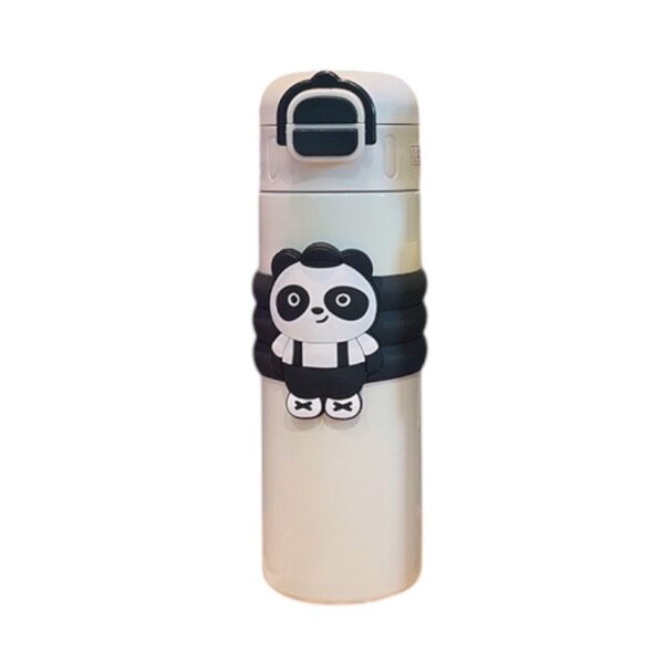 Παιδικό παγούρι-θερμός με καλαμάκι - 500ml - 219446 - White