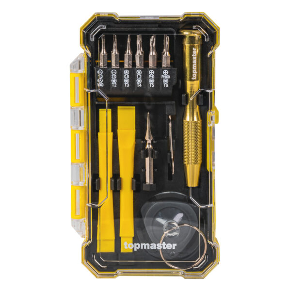 TOP MASTER Σετ εργαλείων για service κινητών 19τεμ. 220141