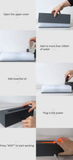 Υγραντήρας χώρου με εφέ φλόγας - 221316 - White - Image 3