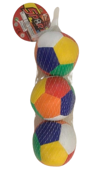 Σετ μαλακά μπαλάκια παιχνιδιού - No.3.5 - 3pcs - 7870-50 - 222071