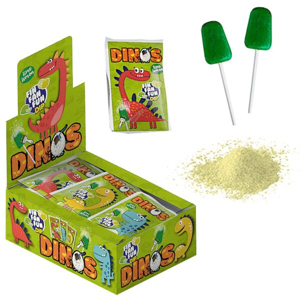 Γλειφιτζούρι Δεινόσαυρος dip and Lick 9,3gr + 8gr Yammi's 44196