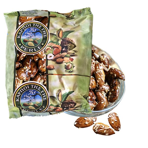 Καραμελωμένο Αμύγδαλο + Σησάμι 100g  Perle